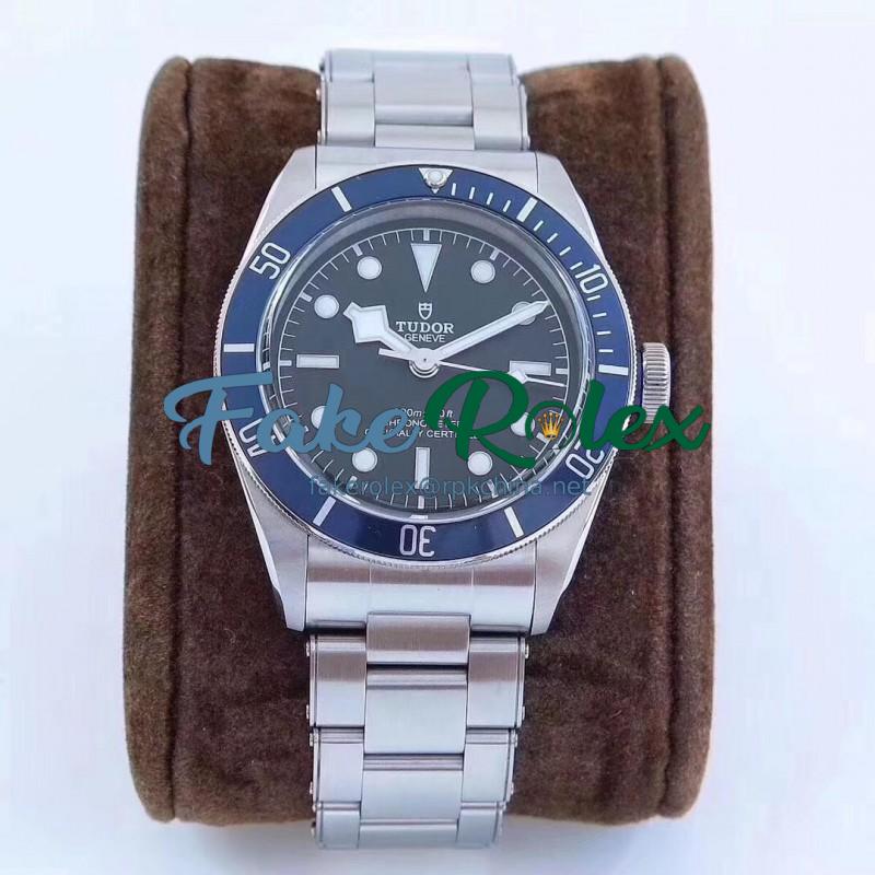 Replica Tudor Heritage Black Bay Blue 79230B 2017 ZF Stainless Steel Black Dial Swiss 2824-2