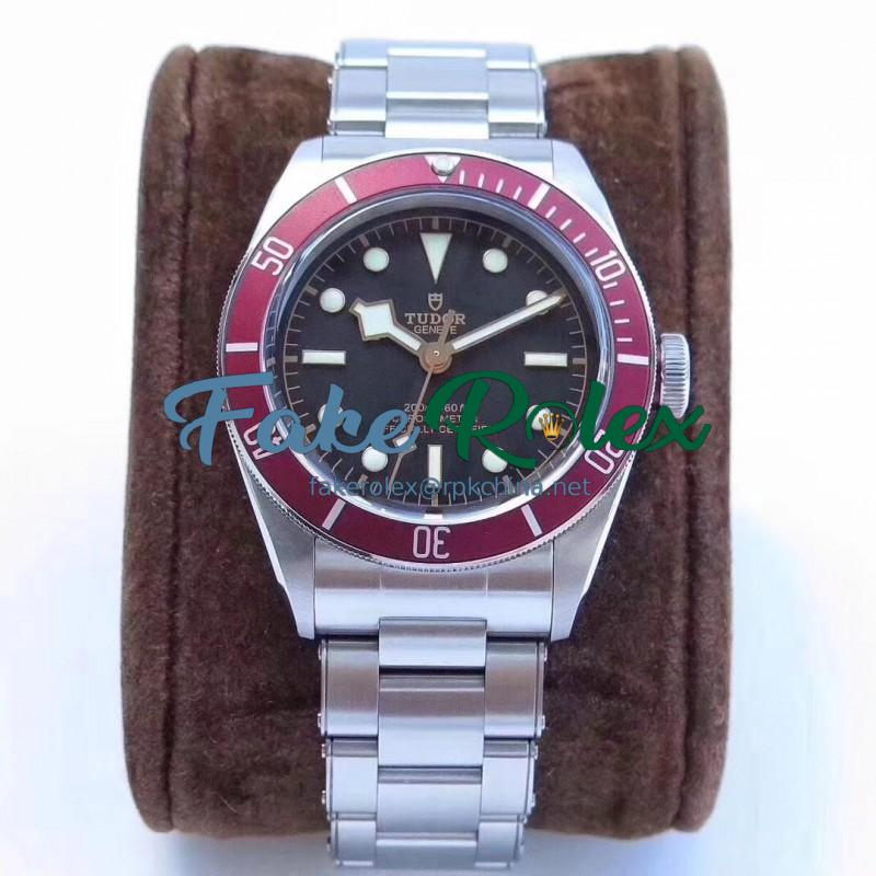 Replica Tudor Heritage Black Bay Red 79230R 2017 ZF Stainless Steel Black Dial Swiss 2824-2