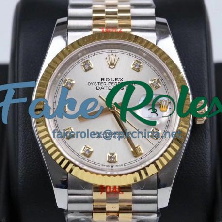 Replica Rolex Datejust 36MM 116233 GM Stainless Steel 904L & Yellow Gold Silver Dial Swiss 2824-2