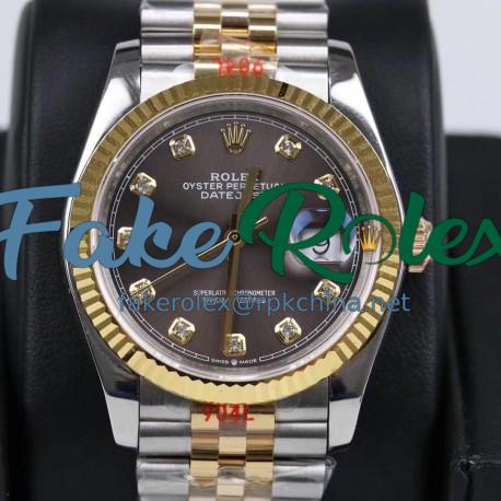 Replica Rolex Datejust 36MM 116233 GM Stainless Steel 904L & Yellow Gold Anthracite Dial Swiss 2824-2