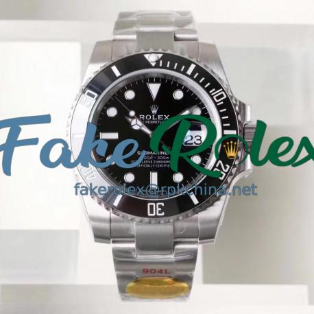 Replica Rolex Submariner Date 116610LN NAIL Maker Stainless Steel 904L Black Dial Swiss 3135