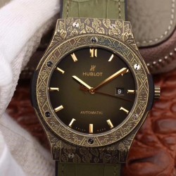 Replica Hublot Classic Fusion Arturo Fuente Limited Edition 511.BZ.6680.LR.OPX17 SR Bronze Green Dial Swiss 2892