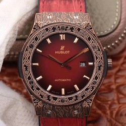 Replica Hublot Classic Fusion Arturo Fuente Limited Edition 511.OX.6670.LR.OPX17 SR Rose Gold Red Dial Swiss 2892