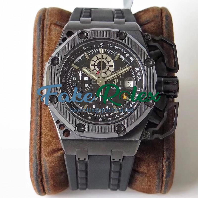 Replica Audemars Piguet Royal Oak Offshore Survivor 26165IO.OO.A002CA.01 N V5 Titanium Black Dial Swiss 7750