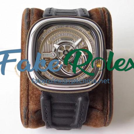 Replica SevenFriday S2/01 SV Stainless Steel Silver Dial Miyota 82S5