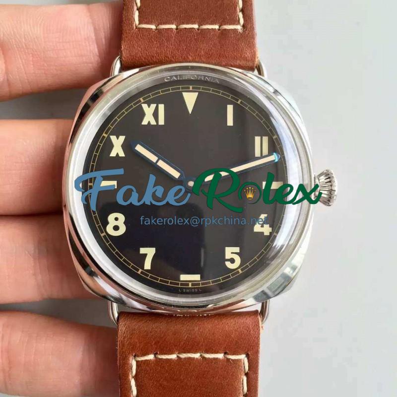 Replica Panerai Radiomir California PAM448 ZF Stainless Steel Black Dial Swiss P3000