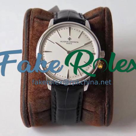 Replica Vacheron Constantin Patrimony 81180/000G-9117 KZ Stainless Steel Silver Dial Swiss VC1400