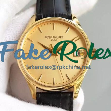 Replica Patek Philippe Calatrava 5227 Yellow Gold Gold Dial Swiss 324SC