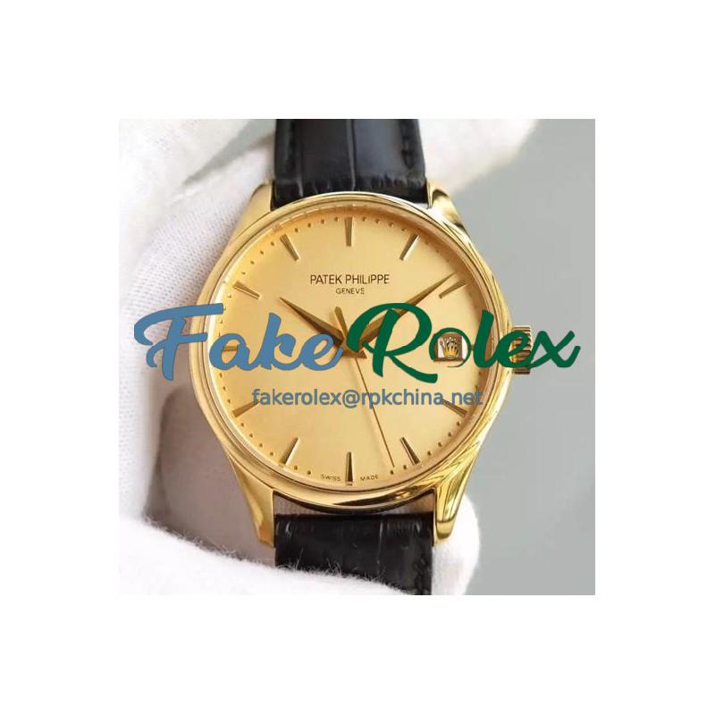 Replica Patek Philippe Calatrava 5227 Yellow Gold Gold Dial Swiss 324SC