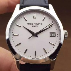 Replica Patek Philippe Calatrava 5296 Stainless Steel White Dial Swiss 324SC