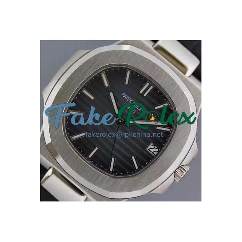 Replica Patek Philippe Nautilus Jumbo 5711 Stainless Steel Blue Dial Swiss 2824