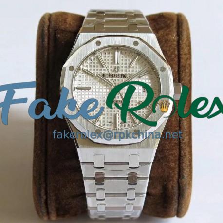 Replica Audemars Piguet Royal Oak 15400 JF V5 Stainless Steel Silver Dial Swiss 3120