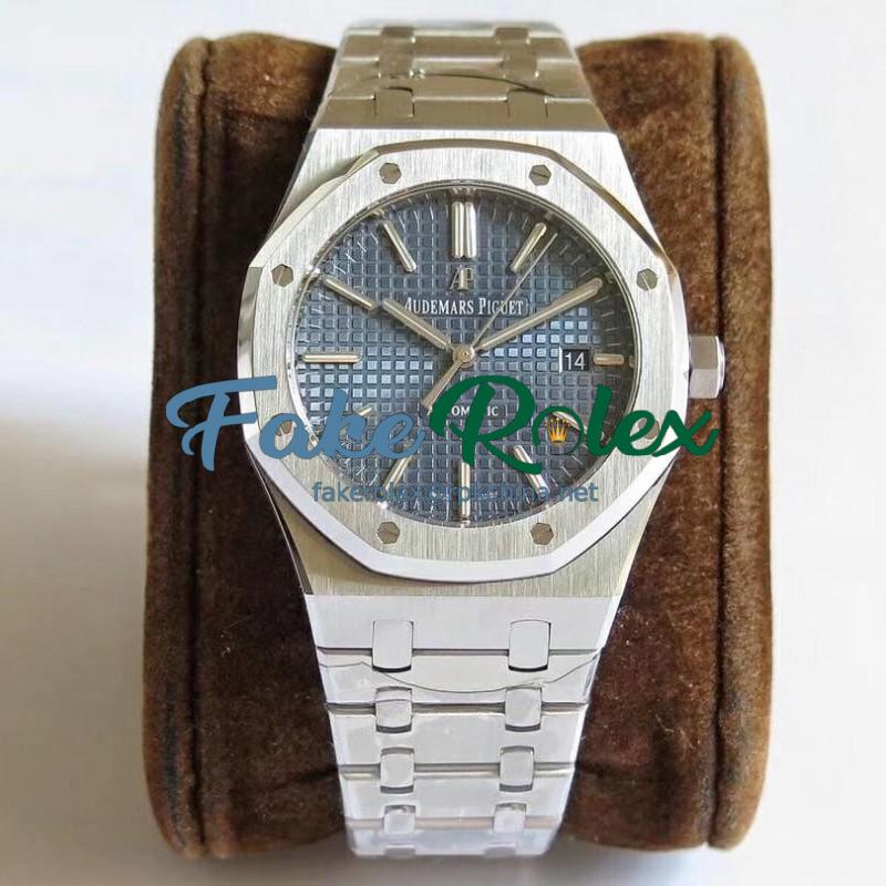 Replica Audemars Piguet Royal Oak 15400 JF V5 Stainless Steel Blue Dial Swiss 3120