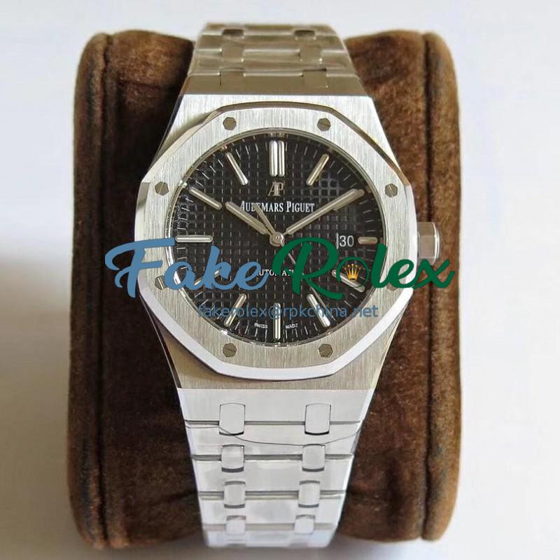 Replica Audemars Piguet Royal Oak 15400 JF V5 Stainless Steel Black Dial Swiss 3120