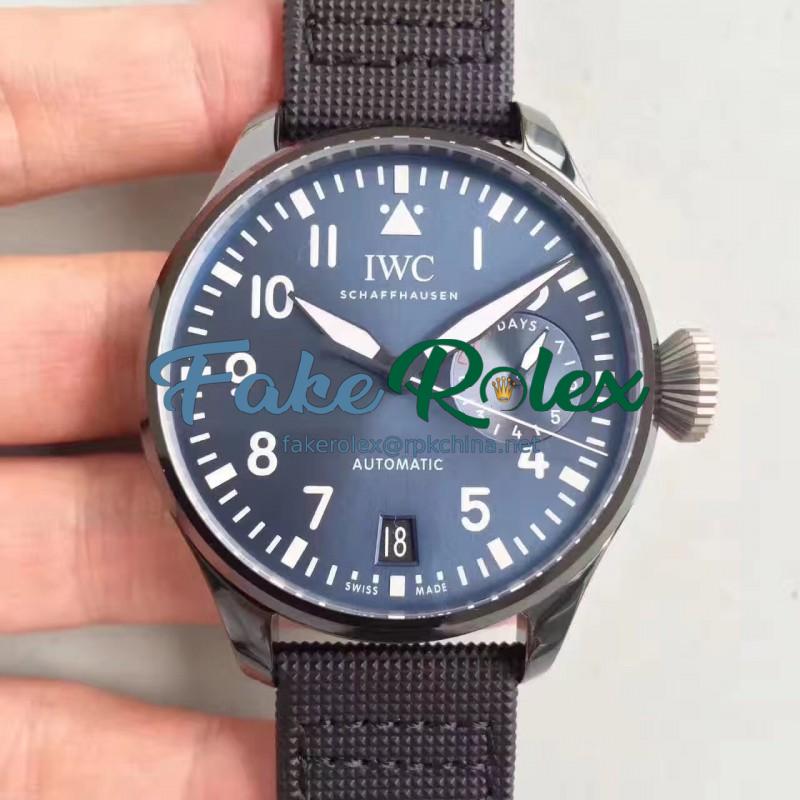 Replica IWC Big Pilot Edition Boutique Rodeo Drive IW502003 ZF Stainless Steel Blue Dial Swiss 51111