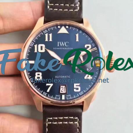 Replica Iwc Big Pilot  Le Petit Prince IW500909 ZF Rose Gold Blue Dial Swiss 51111