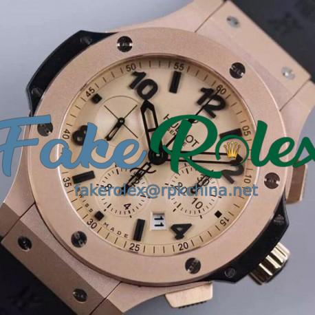 Replica Hublot Big Bang Matt Rose Gold Gold Dial Swiss 7750