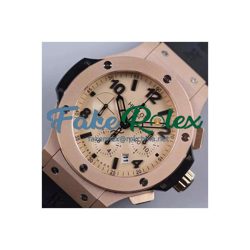 Replica Hublot Big Bang Matt Rose Gold Gold Dial Swiss 7750