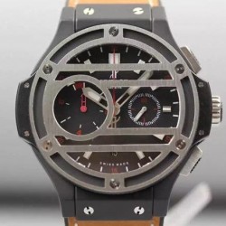 Replica Hublot Big Bang Chukker Bang Black Ceramic Black Dial Swiss 7750