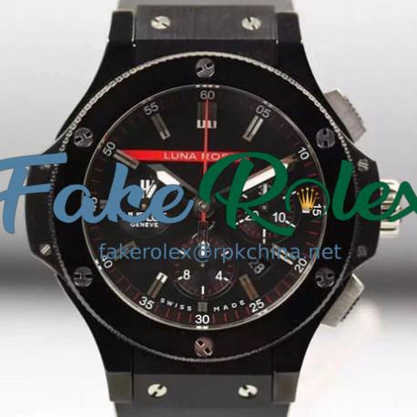 Replica Hublot Big Bang Luna Rossa PVD Carbon Fiber Dial Swiss 7750