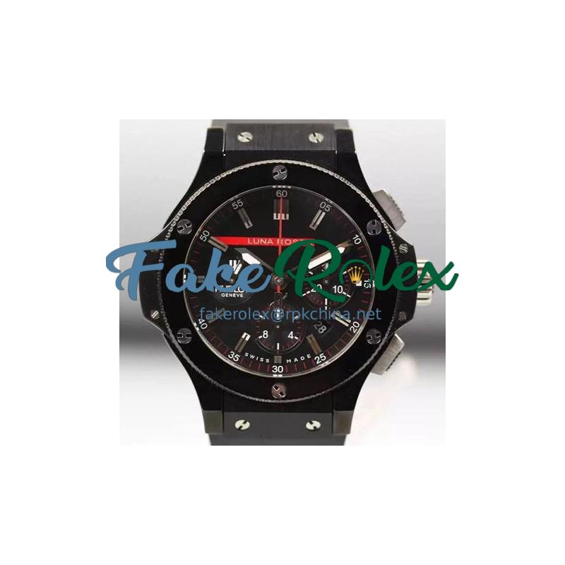 Replica Hublot Big Bang Luna Rossa PVD Carbon Fiber Dial Swiss 7750