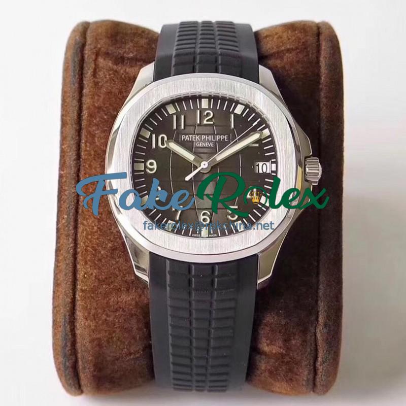 Replica Patek Philippe Aquanaut Jumbo 5167A-001 ZF Stainless Steel Brown Dial Swiss 324SC