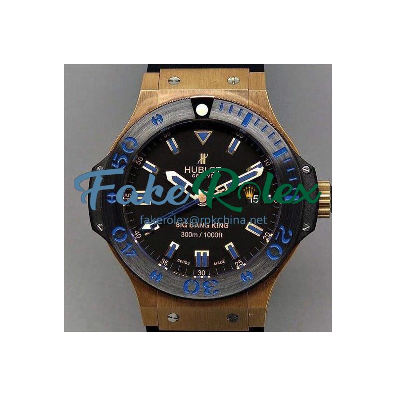 Replica Hublot Big Bang King Rose Gold Black Dial Swiss 7750