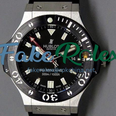 Replica Hublot Big Bang King Stainless Steel Black Dial Swiss 7750