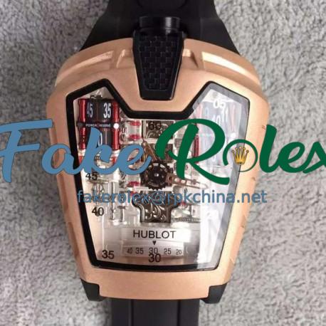 Replica Hublot LaFerrari MP-05 Rose Gold Red & Skeleton Dial Swiss 2824