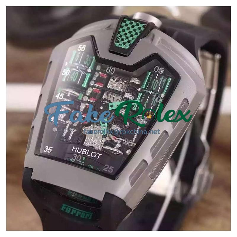 Replica Hublot LaFerrari MP-05 Titanium Green & Skeleton Dial Swiss 2824