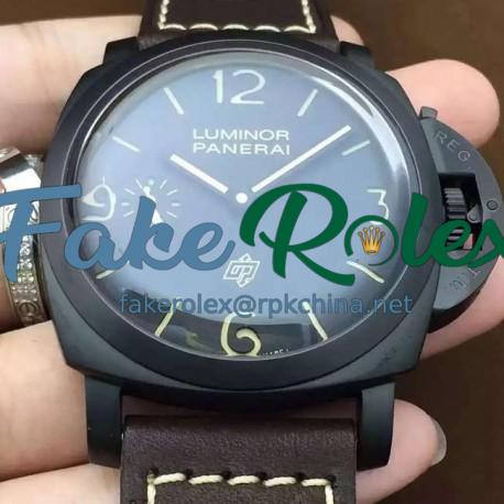 Replica Panerai Luminor 1950 3 Days PAM 617 Black Ceramic Black Dial Swiss 3000