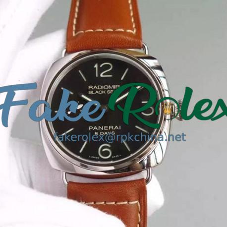 Replica Panerai Radiomir Black Seal 8 Days PAM 609 Stainless Steel Black Dial Swiss P5000