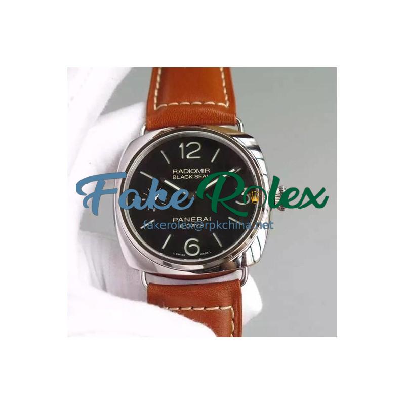 Replica Panerai Radiomir Black Seal 8 Days PAM 609 Stainless Steel Black Dial Swiss P5000