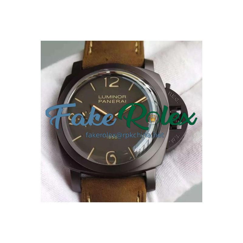 Replica Panerai Luminor 1950 3 Days PAM 375 Composite Black Dial Swiss 3000