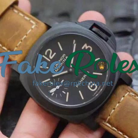 Replica Panerai Luminor Marina PAM 416 Beverly Hills Special Boutique Edition Carbotech Black Dial Swiss P3000