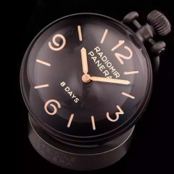 Replica Panerai Radiomir 8 Days PAM 581 Rose Gold Black Dial Swiss P5000