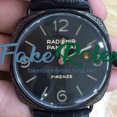 Replica Panerai Radiomir Firenze PAM 604 Ceramic Black Dial Swiss P3000