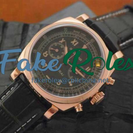 Replica Panerai Radiomir 1940 PAM 519 Rose Gold Black Dial Swiss Lemania