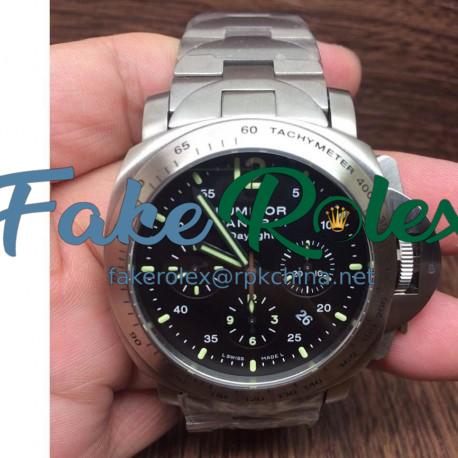 Replica Panerai Luminor Daylight PAM 250 Stainless Steel Black Dial Swiss 7750