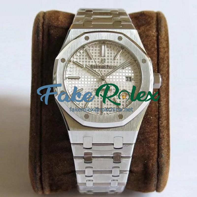 Replica Audemars Piguet Royal Oak 15400 JF V5 Stainless Steel Silver Dial Swiss 3120