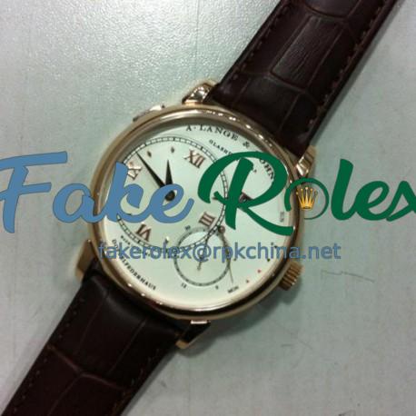 Replica A. Lange & Sohne Grand Langhe 117032 Power Reserve Rose Gold  White Dial Swiss L0953