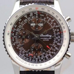 Replica Breitling Datora Montbrillant Perpetual Calendar Chronograph Brown Dial SWISS 7751