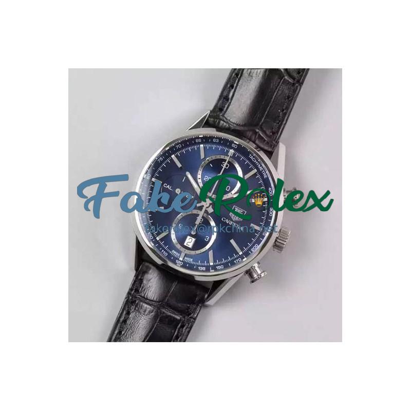 Replica Tag Heuer Carrera Calibre 1887 Stainless Steel Blue Dial Swiss 1887