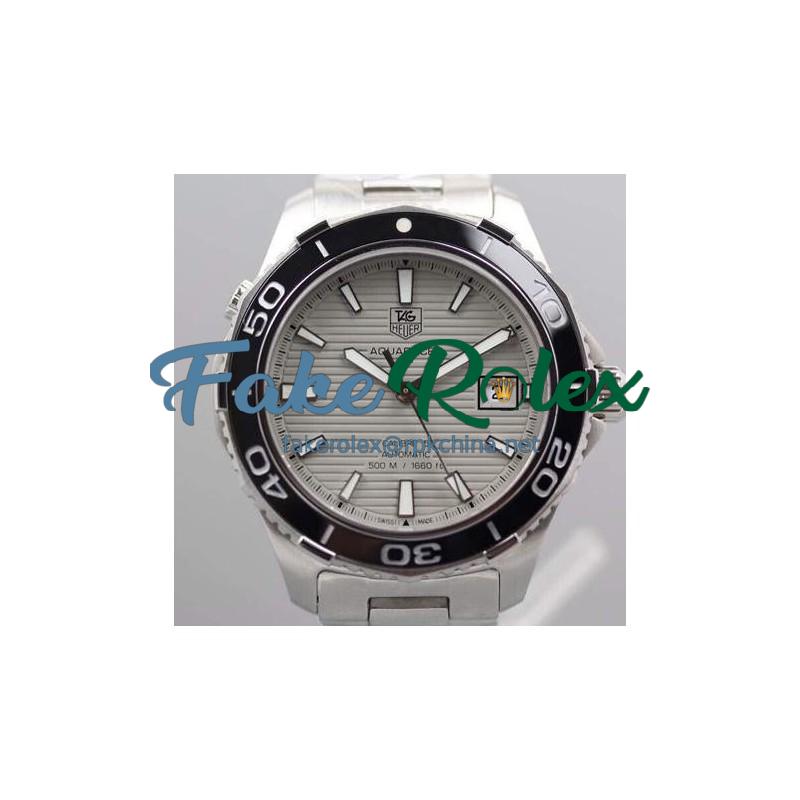 Replica Tag Heuer Aquaracer 500M Calibre 5 Stainless Steel Gray Dial Swiss Calibre 5