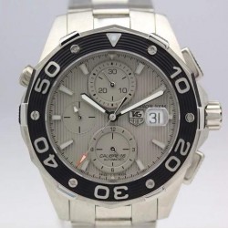 Replica Tag Heuer Aquaracer Chronograph 500M Calibre 16 Stainless Steel Gray Dial Swiss Calibre 16