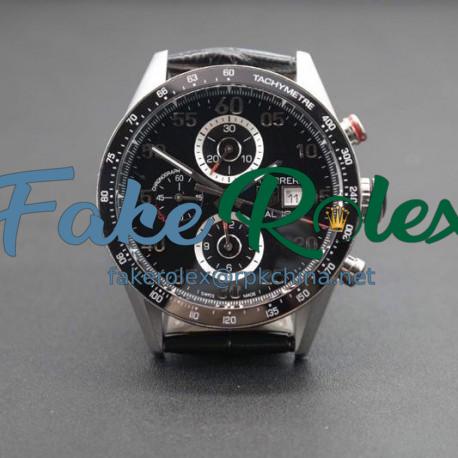 Replica Tag Heuer Carrera Calibre 1887 Stainless Steel Black Dial Swiss 1887