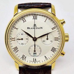 Replica Blancpain Villeret Rose Gold White Dial Swiss 7750