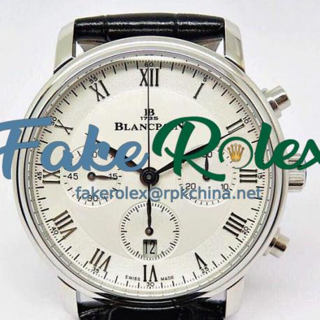 Replica Blancpain Villeret Stainless Steel White Dial Swiss 7750