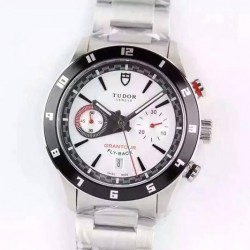 Replica Tudor Grantour Fly-Back Stainless Steel White Dial Swiss 7750