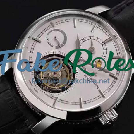 Replica Vacheron Constantin Patrimony Tourbillon Stainless Steel White Dial Swiss Tourbillon